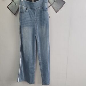 Halara Women's Blue Jeggins Jeans with Side Stripe